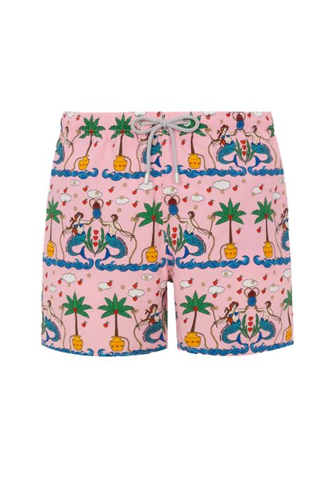 Costume uomo Gustavia MC2 Saint Barth 05370H Rosa sirene comfort occhielli effetto palloncino vestibilità classica MC2 SAINT BARTH | Costume | GUSTAVIA05370H21